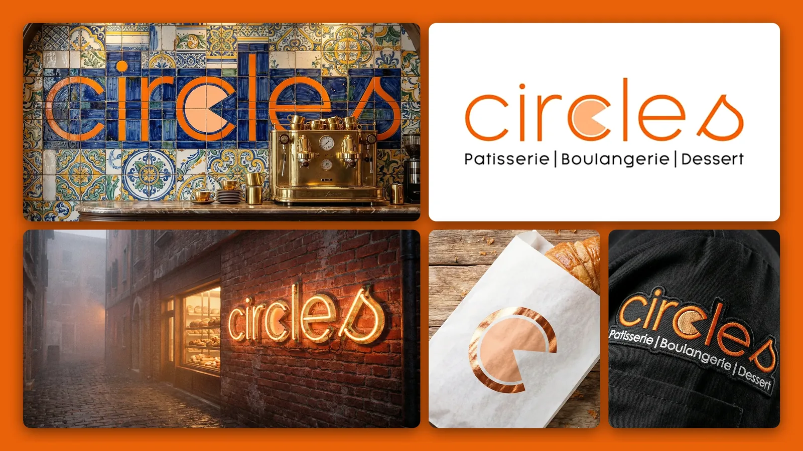 Circles bakery branding (UK) case study