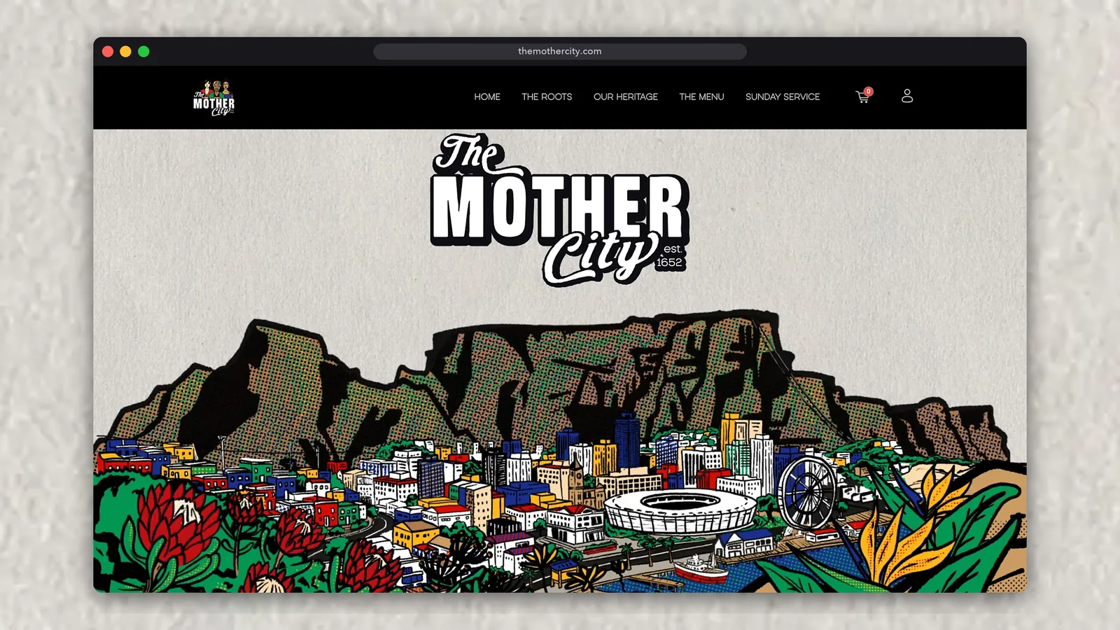 The Mother City restaurant website case study